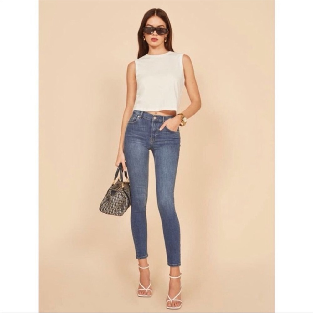 Reformation Harper high rise skinny jeans NWT